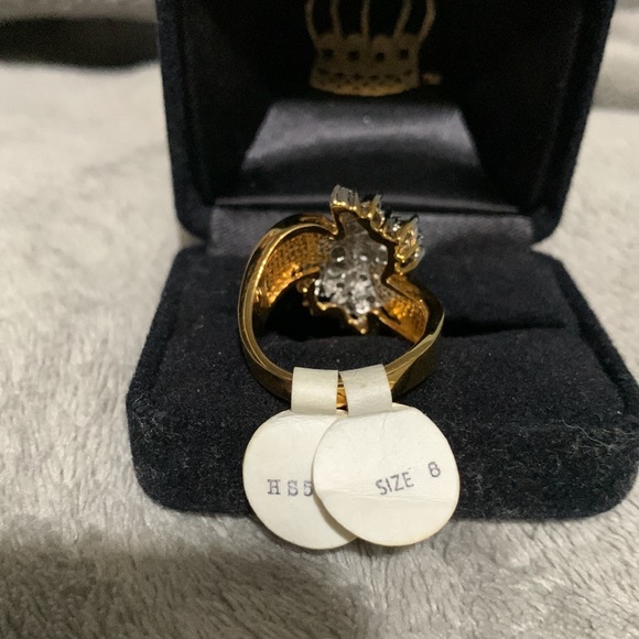 💘14k GE (Gold electroplated) CZ Ring💘 - Picture 3 of 6